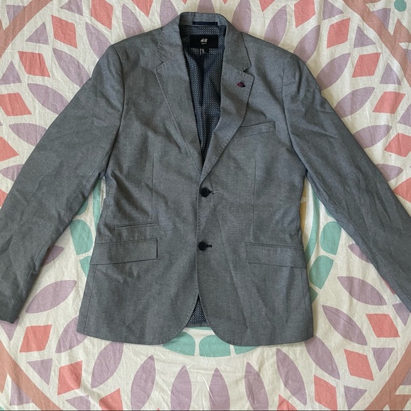 H&M Suits & Blazers Hm Mens Slim Fit Suit Jacket Poshmark